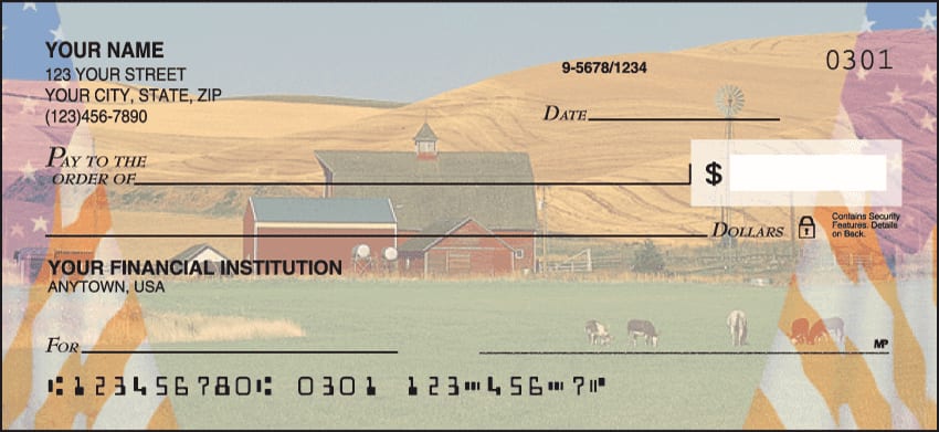 Enlarged view of beautiful america 2 checks