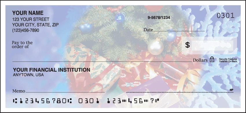 happy holidays checks - click to preview