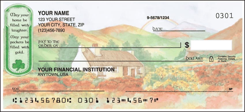 irish blessings checks - click to preview