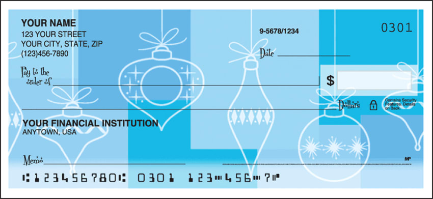 retro christmas side tear checks - click to preview