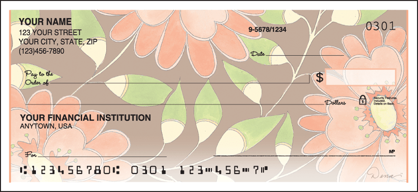 sweet blooms checks - click to preview