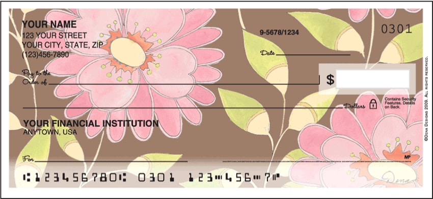 Sweet Blooms Side Tear Checks - click to view larger image