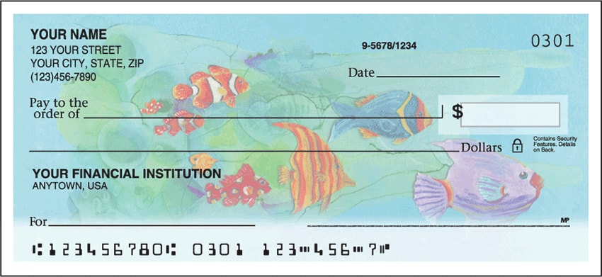 tropical fish side tear checks - click to preview