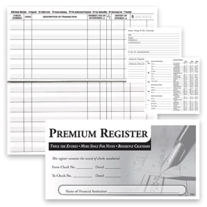 3-pack Premium Check Registers – click to view product detail page