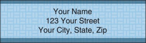 Basic Blue Address Labels – click to view product detail page