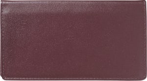 Burgundy Leather Checkbook Cover – click to view product detail page