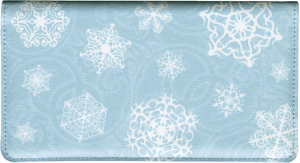 Snowflake Side Tear Checkbook Cover – click to view product detail page
