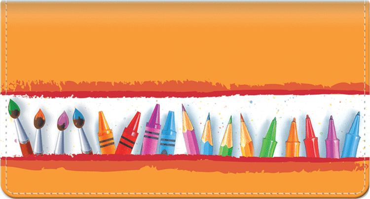 Art Lines Checkbook Cover - click to view larger image