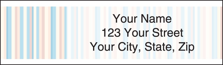 Coastline Address Labels - click to view larger image