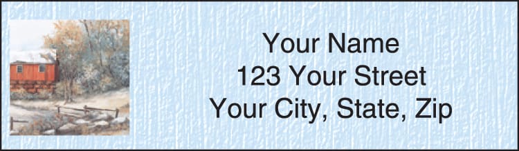 country seasons address labels - click to preview