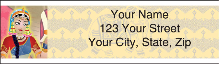 divine jewels address labels - click to preview