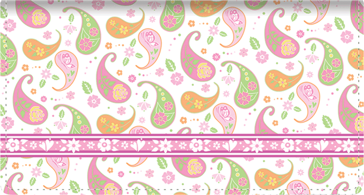 Pretty Posies Side Tear Checkbook Cover - click to view larger image