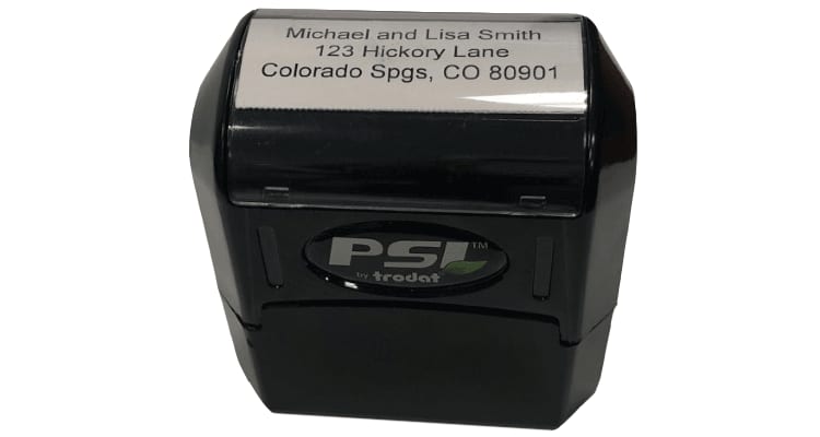 3 Line Pre-Inked Address Stamp