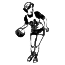 Basketball Player-Female Symbol