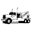 Tow Truck 2 Comm Cut Symbol