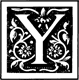 Letter Y Symbol