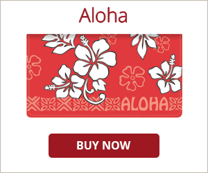 Aloha Checkbook Cover