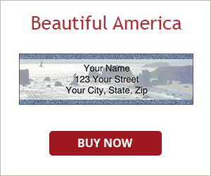 Beautiful America Address Labels