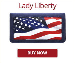 Lady Liberty Checkbook Cover
