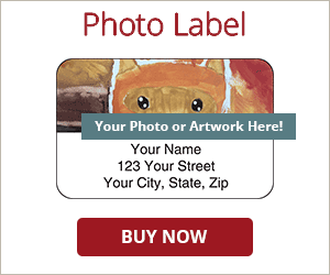 Artistic Photo Return Address Labels