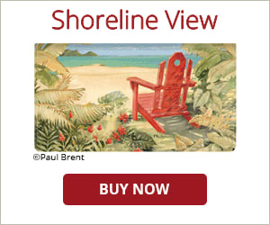 Shoreline View Checkbook Cover