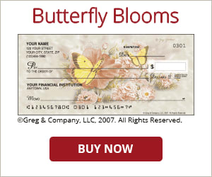 Butterfly Blooms Checks