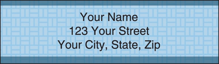 Basic Blue Address Labels