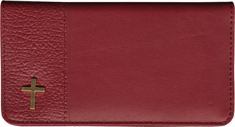 Blessings Leather Wallet Style Checkbook Cover