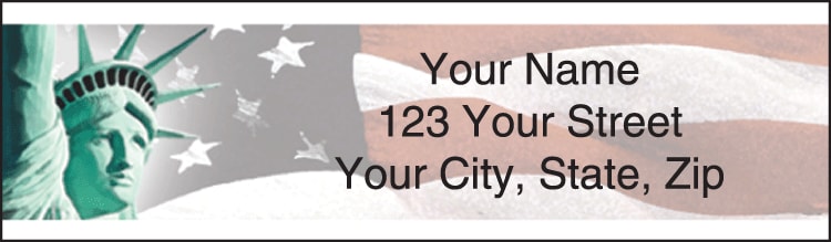 Lady Liberty Address Labels