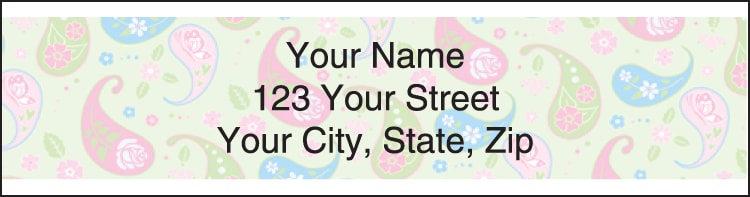 Pretty Posies Address Labels