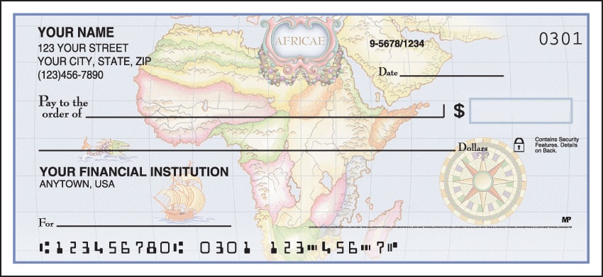 Antique Maps Checks 1 Box