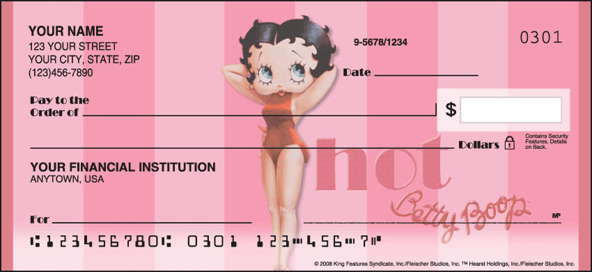 Betty Boop Vintage Duplicate Checks 1 Box