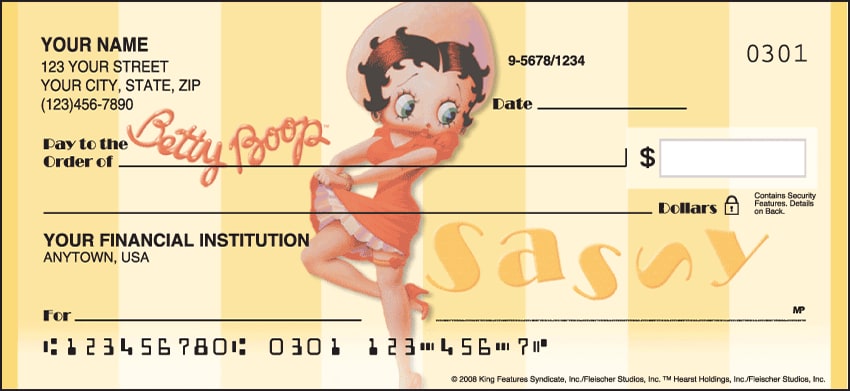 Betty Boop Vintage Checks - 1 box - Singles