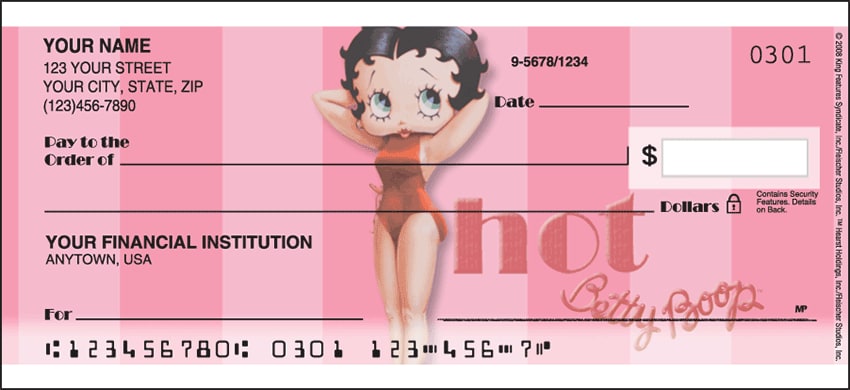 Betty Boop Vintage Side Tear Checks - 1 box - Singles