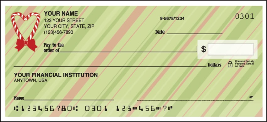 Holiday Spirit Checks - 1 box - Duplicates