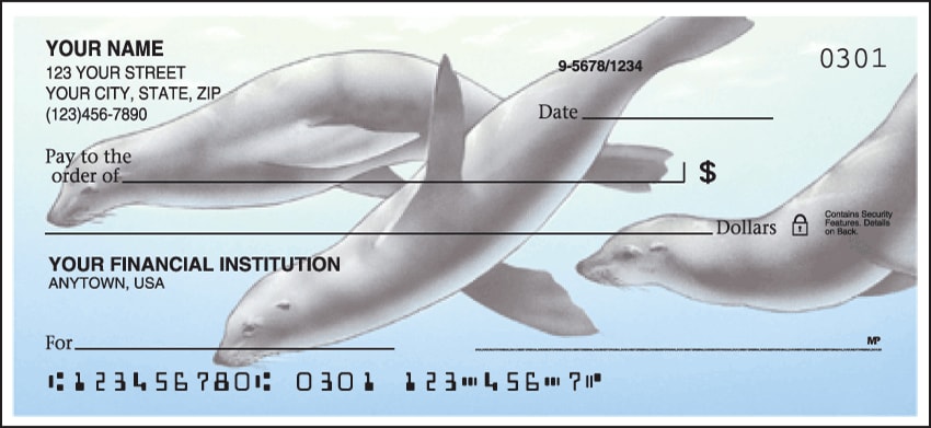 Sea Life Checks - 1 box - Singles