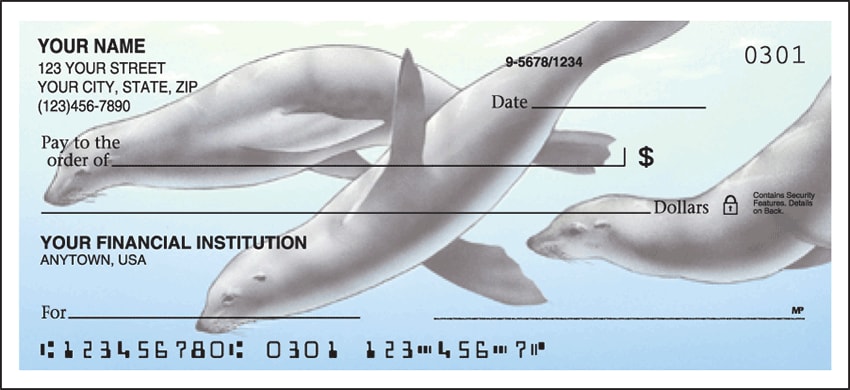 Sea Life Side Tear Checks - 1 box - Singles