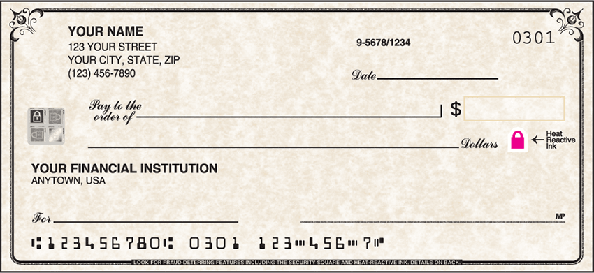 Securiguard Parchment Duplicate Checks 1 Box