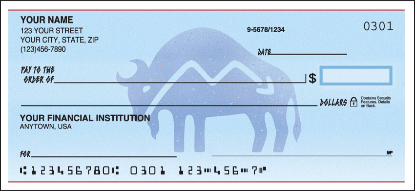 Southwest Art Checks - 1 box - Duplicates
